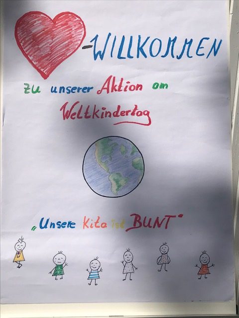 Weltkindertag 2020-Bordsteinkanten werden zu Bilderrahmen