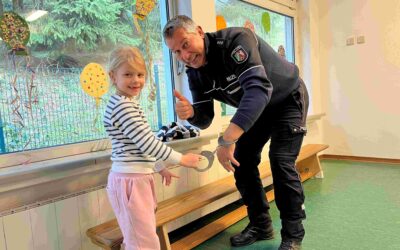Besuch der Polizei bei unseren Maxis